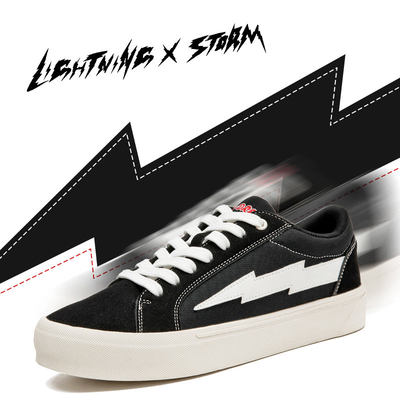 【Lightning X Storm】バレンタイン ブランド ローカットスニーカー メンズ レディース シューズ ローカット 靴 スポーツ カジュアル靴フラットシューズ 男女同型 カップル 欧米ブランド REVENGE STORM