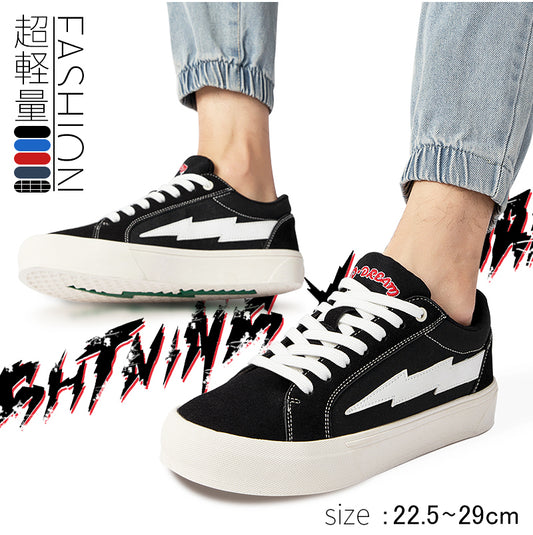 【Lightning X Storm】バレンタイン ブランド ローカットスニーカー メンズ レディース シューズ ローカット 靴 スポーツ カジュアル靴フラットシューズ 男女同型 カップル 欧米ブランド REVENGE STORM